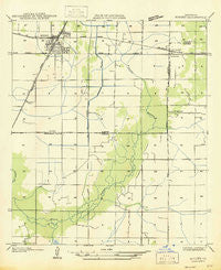 Kinder Louisiana Historical topographic map, 1:31680 scale, 7.5 X 7.5 Minute, Year 1947