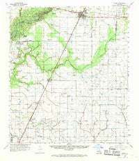 Kinder Louisiana Historical topographic map, 1:62500 scale, 15 X 15 Minute, Year 1959