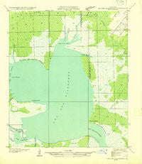 Lac Des Allemands NE Louisiana Historical topographic map, 1:31680 scale, 7.5 X 7.5 Minute, Year 1932