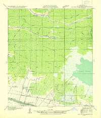 Lac Des Allemands SW Louisiana Historical topographic map, 1:31680 scale, 7.5 X 7.5 Minute, Year 1932