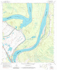 Lacour Louisiana Historical topographic map, 1:24000 scale, 7.5 X 7.5 Minute, Year 1965