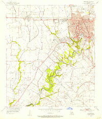 Lafayette Louisiana Historical topographic map, 1:24000 scale, 7.5 X 7.5 Minute, Year 1955