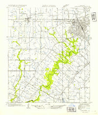 Lafayette Louisiana Historical topographic map, 1:31680 scale, 7.5 X 7.5 Minute, Year 1954