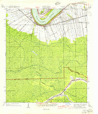 Lagan Louisiana Historical topographic map, 1:24000 scale, 7.5 X 7.5 Minute, Year 1940