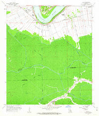 Lagan Louisiana Historical topographic map, 1:24000 scale, 7.5 X 7.5 Minute, Year 1962