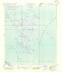 Lake Athanasio Louisiana Historical topographic map, 1:31680 scale, 7.5 X 7.5 Minute, Year 1935