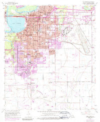 Lake Charles Louisiana Historical topographic map, 1:24000 scale, 7.5 X 7.5 Minute, Year 1955