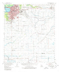 Lake Charles Louisiana Historical topographic map, 1:62500 scale, 15 X 15 Minute, Year 1955