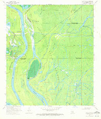 Lake Chicot Louisiana Historical topographic map, 1:24000 scale, 7.5 X 7.5 Minute, Year 1970