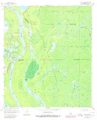 Lake Chicot Louisiana Historical topographic map, 1:24000 scale, 7.5 X 7.5 Minute, Year 1970