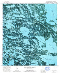 Lake Cuatro Caballo Louisiana Historical topographic map, 1:24000 scale, 7.5 X 7.5 Minute, Year 1973