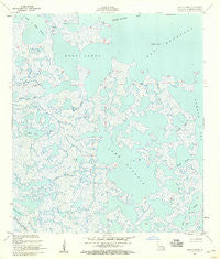 Lake Eugenie Louisiana Historical topographic map, 1:24000 scale, 7.5 X 7.5 Minute, Year 1955