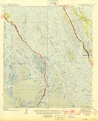 Lake Felicity Louisiana Historical topographic map, 1:62500 scale, 15 X 15 Minute, Year 1944