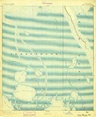 Lake Felicity Louisiana Historical topographic map, 1:62500 scale, 15 X 15 Minute, Year 1894