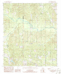 Lake Foursome Louisiana Historical topographic map, 1:24000 scale, 7.5 X 7.5 Minute, Year 1986