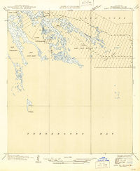 Lake La Graisse Louisiana Historical topographic map, 1:31680 scale, 7.5 X 7.5 Minute, Year 1946