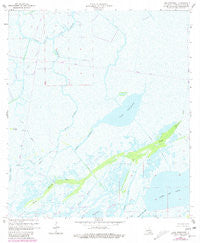 Lake Penchant Louisiana Historical topographic map, 1:24000 scale, 7.5 X 7.5 Minute, Year 1964
