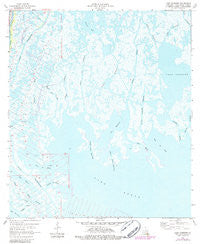 Lake Tambour Louisiana Historical topographic map, 1:24000 scale, 7.5 X 7.5 Minute, Year 1964