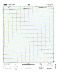 Lake Athanasio OE S Louisiana Current topographic map, 1:24000 scale, 7.5 X 7.5 Minute, Year 2015