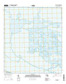 Lake Batola Louisiana Current topographic map, 1:24000 scale, 7.5 X 7.5 Minute, Year 2015