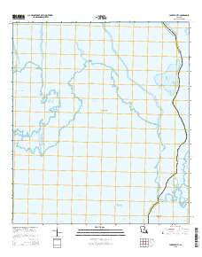 Lake Felicity Louisiana Current topographic map, 1:24000 scale, 7.5 X 7.5 Minute, Year 2015