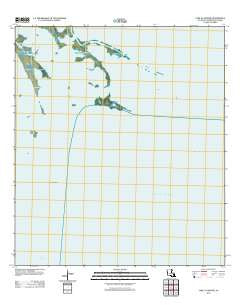 Lake La Graisse Louisiana Historical topographic map, 1:24000 scale, 7.5 X 7.5 Minute, Year 2012