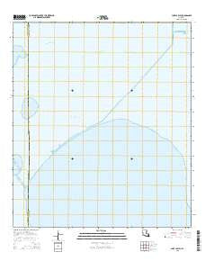 Lake Le Bleu Louisiana Current topographic map, 1:24000 scale, 7.5 X 7.5 Minute, Year 2015