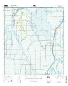 Lake Quitman Louisiana Current topographic map, 1:24000 scale, 7.5 X 7.5 Minute, Year 2015