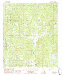 Langston Louisiana Historical topographic map, 1:24000 scale, 7.5 X 7.5 Minute, Year 1986