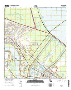 Laplace Louisiana Current topographic map, 1:24000 scale, 7.5 X 7.5 Minute, Year 2015