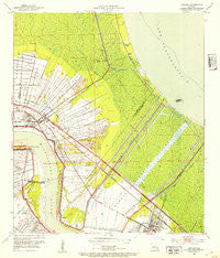 Laplace Louisiana Historical topographic map, 1:24000 scale, 7.5 X 7.5 Minute, Year 1952