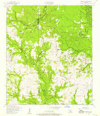 Leander SE Louisiana Historical topographic map, 1:24000 scale, 7.5 X 7.5 Minute, Year 1954