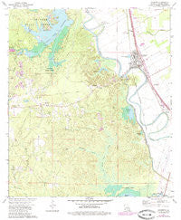 Lecompte Louisiana Historical topographic map, 1:24000 scale, 7.5 X 7.5 Minute, Year 1972