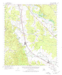 Lecompte Louisiana Historical topographic map, 1:62500 scale, 15 X 15 Minute, Year 1957