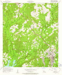 Leesville Louisiana Historical topographic map, 1:24000 scale, 7.5 X 7.5 Minute, Year 1954