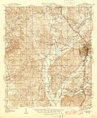 Leesville Louisiana Historical topographic map, 1:62500 scale, 15 X 15 Minute, Year 1946