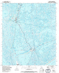 Leeville Louisiana Historical topographic map, 1:24000 scale, 7.5 X 7.5 Minute, Year 1994