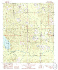 Lillie Louisiana Historical topographic map, 1:24000 scale, 7.5 X 7.5 Minute, Year 1985