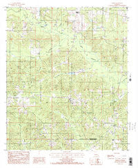 Lisbon Louisiana Historical topographic map, 1:24000 scale, 7.5 X 7.5 Minute, Year 1986
