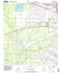 Lobdell Louisiana Historical topographic map, 1:24000 scale, 7.5 X 7.5 Minute, Year 1998