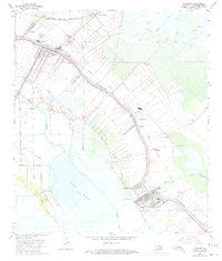Lockport Louisiana Historical topographic map, 1:24000 scale, 7.5 X 7.5 Minute, Year 1963