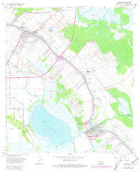 Lockport Louisiana Historical topographic map, 1:24000 scale, 7.5 X 7.5 Minute, Year 1963