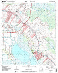 Lockport Louisiana Historical topographic map, 1:24000 scale, 7.5 X 7.5 Minute, Year 1998