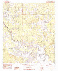 Logansport East Louisiana Historical topographic map, 1:24000 scale, 7.5 X 7.5 Minute, Year 1984