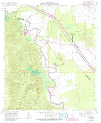 Lone Pine Louisiana Historical topographic map, 1:24000 scale, 7.5 X 7.5 Minute, Year 1967