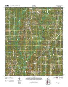 Longstreet Louisiana Historical topographic map, 1:24000 scale, 7.5 X 7.5 Minute, Year 2012