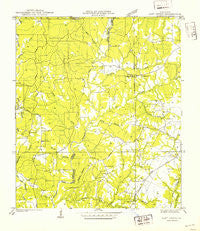Lost Creek Louisiana Historical topographic map, 1:31680 scale, 7.5 X 7.5 Minute, Year 1941