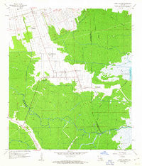 Lower Vacherie Louisiana Historical topographic map, 1:24000 scale, 7.5 X 7.5 Minute, Year 1962
