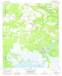 Madisonville Louisiana Historical topographic map, 1:24000 scale, 7.5 X 7.5 Minute, Year 1968