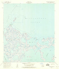 Malheureux Point Louisiana Historical topographic map, 1:24000 scale, 7.5 X 7.5 Minute, Year 1955